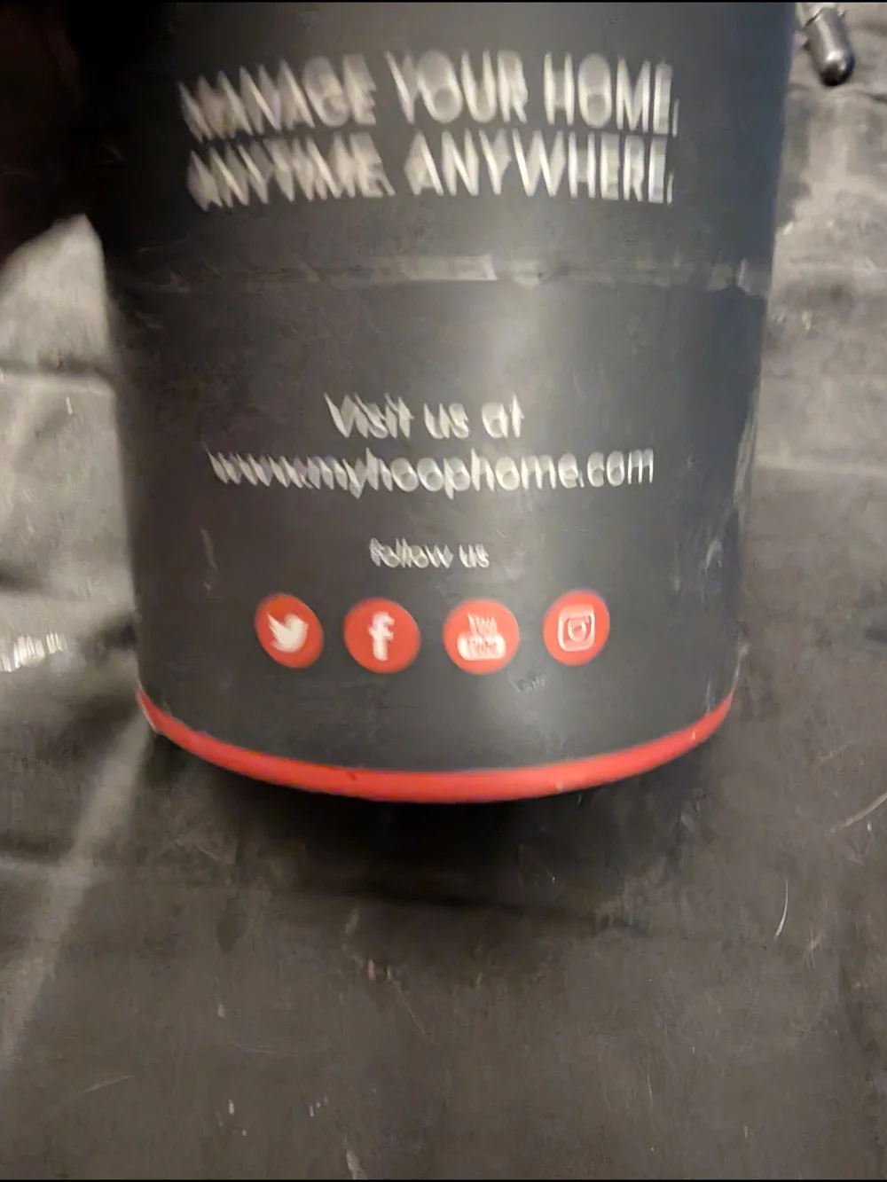 Red Smart Home Camera - Smart Monitoring & Two-Way Audio